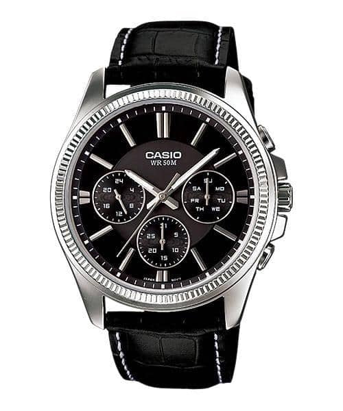 MTP-1375L-1AV Reloj Casio para Caballero — original con garantía, La Relojería GT