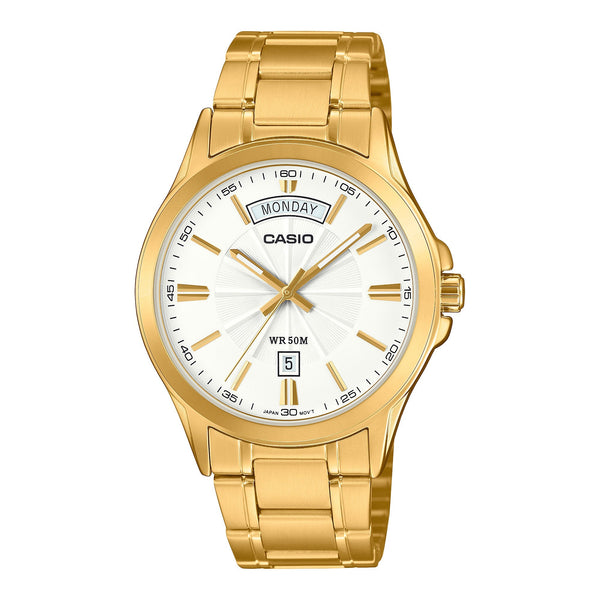 MTP-1381GD-7AV Reloj Casio De hombre pulsera de metal — original con garantía, La Relojería GT