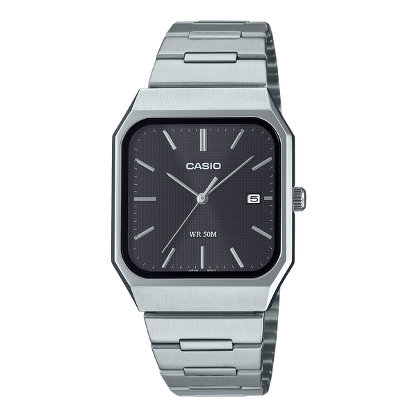 MTP-B185D-1AV Reloj Casio de hombre pulsera de metal 40 mm - Acero Inoxidable Plateado