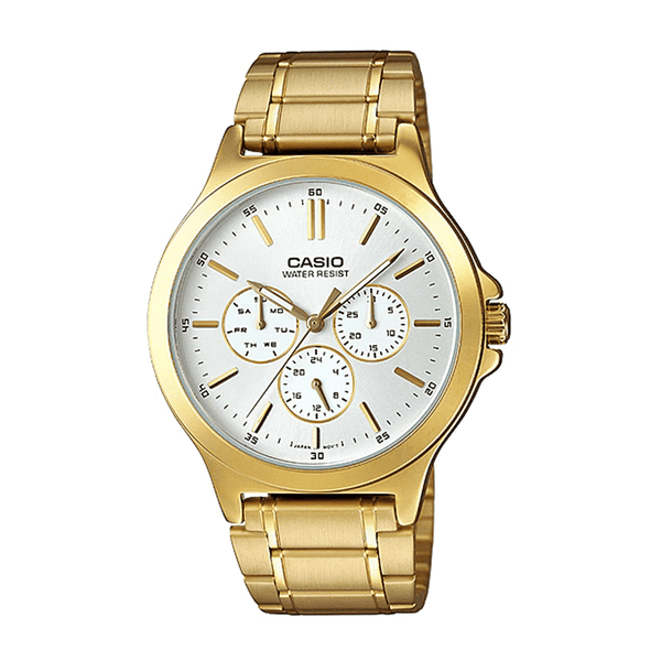 MTP-V300G-7A Reloj Casio para Caballero — original con garantía, La Relojería GT