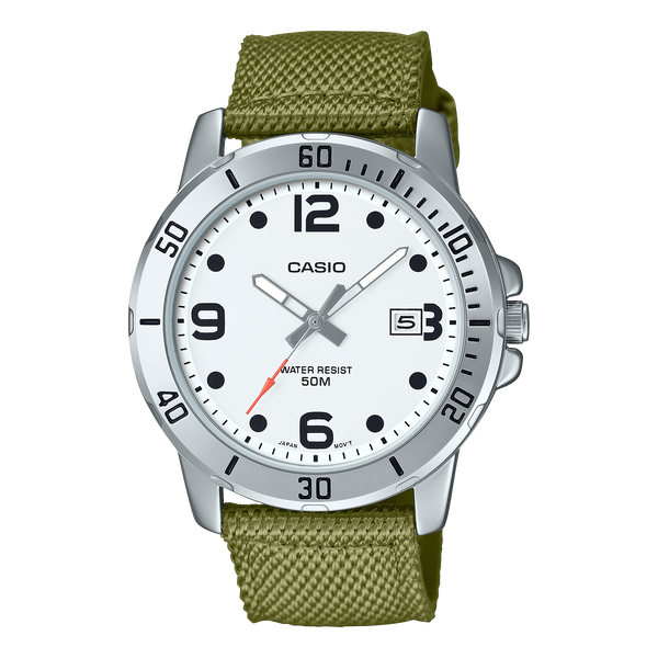 MTP-VD01C-3BVCF Reloj Casio de hombre correa de tela