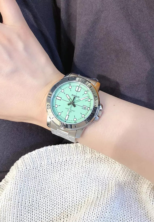 MTP-VD01D-3E1V Casio reloj para caballero pulsera de acero — imagen 2 de 4