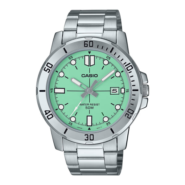 MTP-VD01D-3E1V Casio reloj para caballero pulsera de acero 49 mm — original con garantía, La Relojería GT