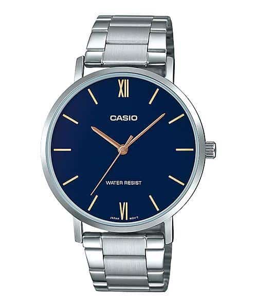 MTP-VT01D-2B Reloj Casio para Caballero — original con garantía, La Relojería GT