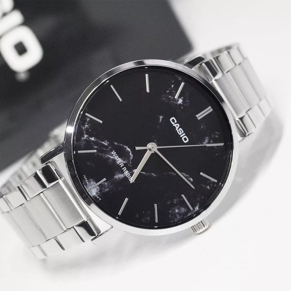 MTP-VT01DM-1A Casio reloj para caballero pulsera de metal — imagen 2 de 3