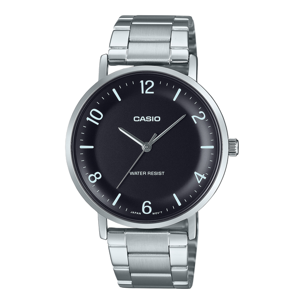 MTP-VT03D-1B Casio reloj para caballero pulsera de metal — original con garantía, La Relojería GT