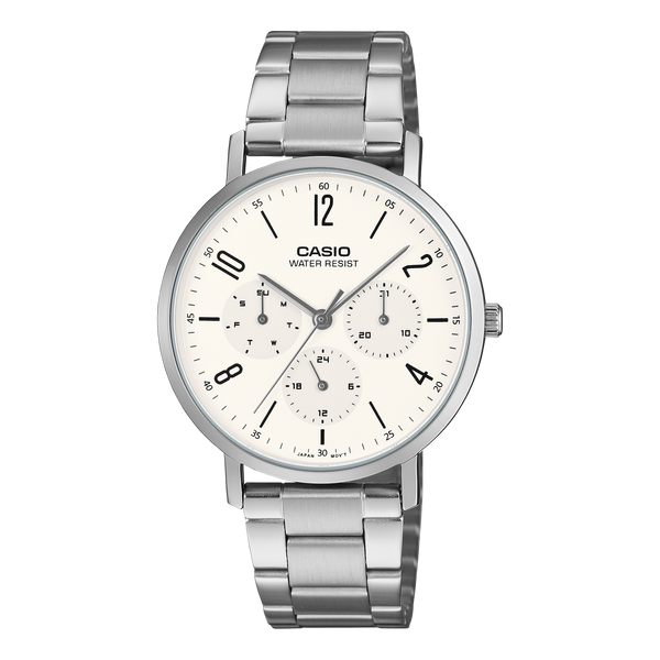 MTP-VT06D-7B Reloj Casio Classic de caballero pulsera de acero inoxidable 40 mm — original con garantía, La Relojería GT