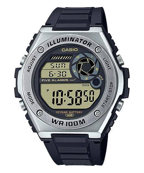 100H Reloj Casio Illuminator Hombre Correa Resina Negro - Reloj original en Guatemala