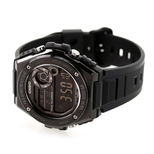 100HB-1BV Casio Illuminator Reloj para Hombre, Illuminator 10 Años de Batería - Vista lateral