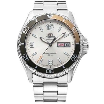 RA-AA0821S-3 Reloj Orient Mako 3 Hombre Correa de Acero - Reloj original en Guatemala