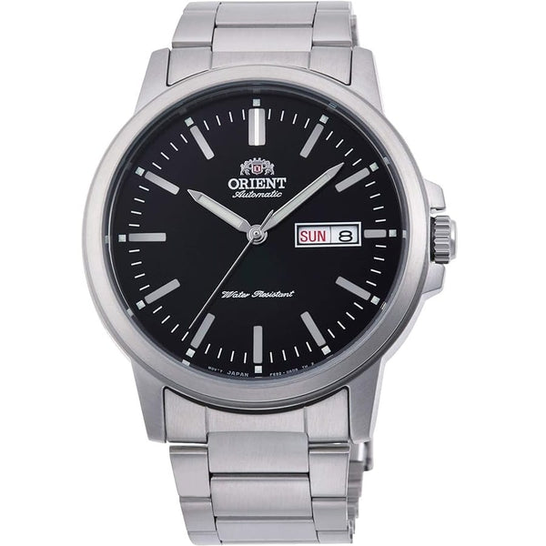 RA-AA0C01B Reloj Orient Sport Hombre Correa de Acero Esfera Negra - Reloj original en Guatemala