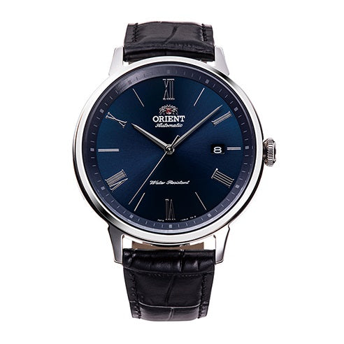 RA-AC0J05L Reloj Orient Contemporary Hombre Cuero Negro Azul