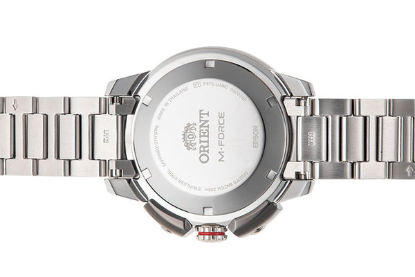 RA-AC0L07L-M Reloj Orient M-Force Hombre Correa de Acero Azul