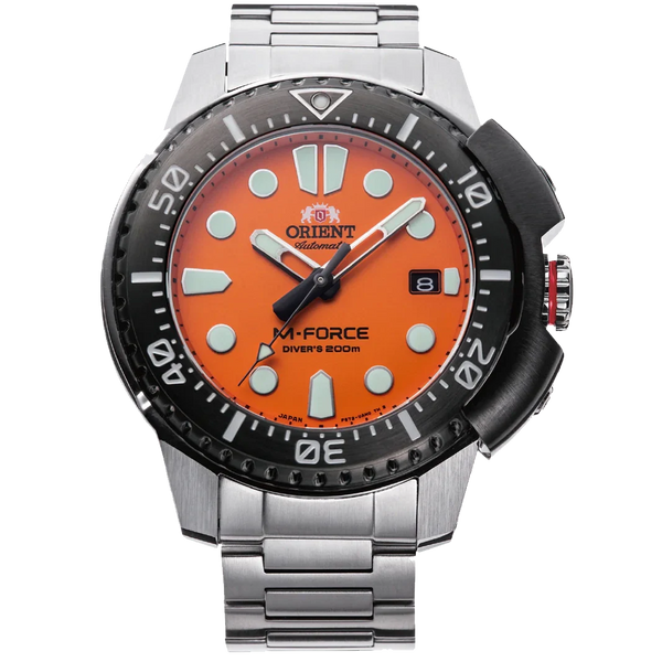 RA-AC0L08Y Reloj Orient M-Force Hombre Pulsera Acero Esfera