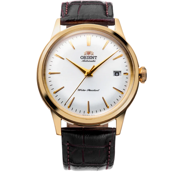 RA-AC0M01S Orient Bambino de hombre correa de piel