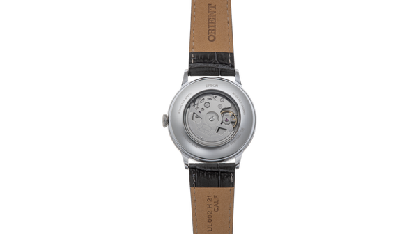 RA-AK0704N Reloj Orient Bambino Hombre Correa Cuero Negro