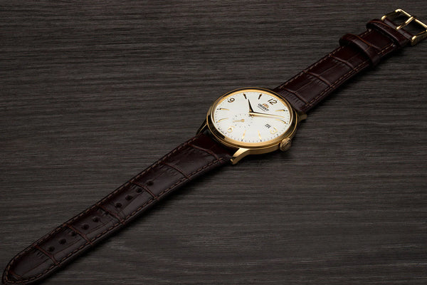 RA-AP0004S Reloj Orient Bambino Classic Hombre Caja Dorada Cuero
