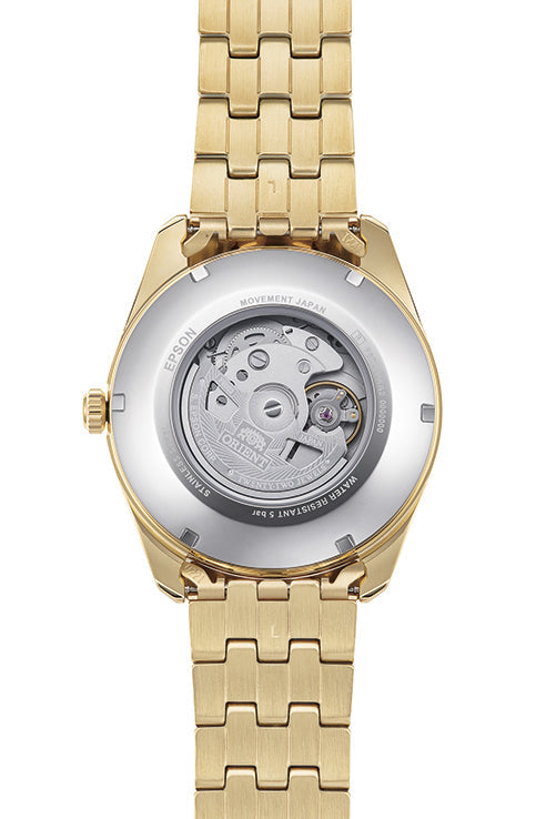 RA-BA0001G Reloj Orient Multi Calendar Hombre Metal Dorado