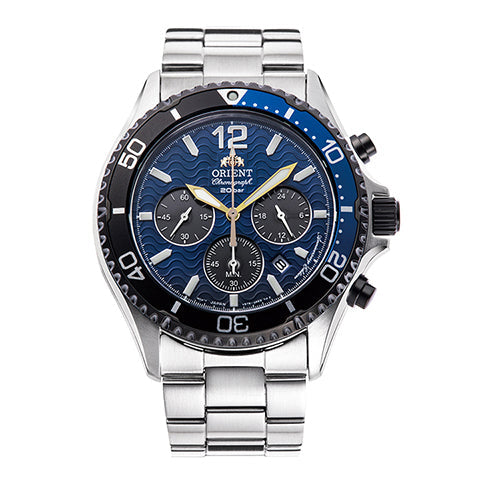 RA-TX0208L Reloj Orient Chronograph Hombre Acero Azul Marino