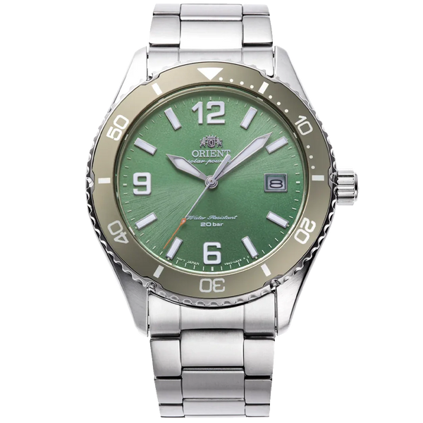 RA-WJ0001E Reloj Orient Solar-Power Hombre Correa Acero