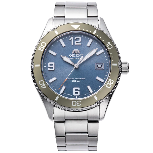 RA-WJ0002L Reloj Orient Sport Hombre Correa Acero Esfera Azul