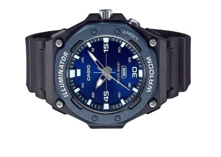 MW-620H-2AV Reloj Casio Illuminator Análogo para Caballero con Correa de Caucho — imagen 2 de 3