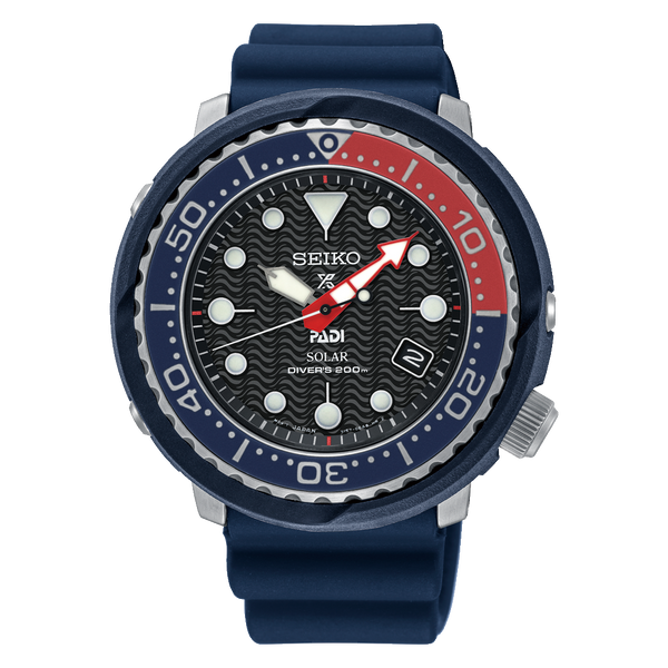SNE557P1 Reloj Seiko Prospex PADI Hombre Caucho Azul