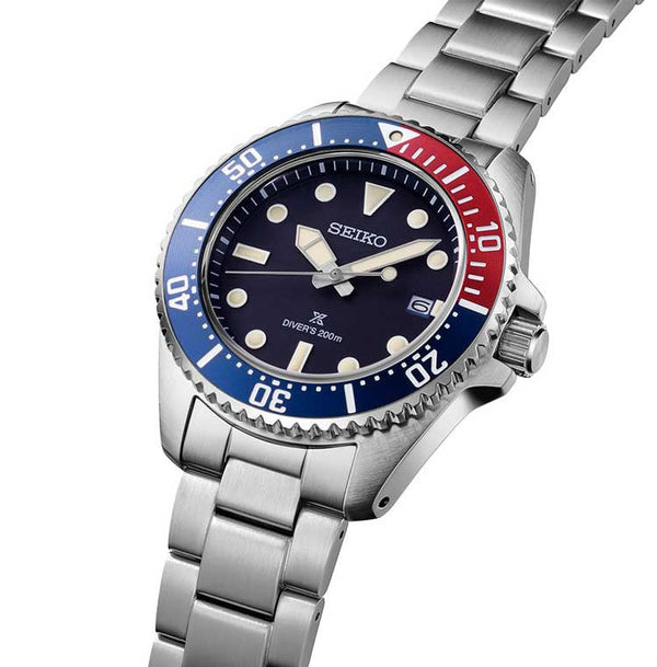 SNE595P1 Reloj Seiko Prospex de hombre pulsera de metal 41 mm solar - Acero Inoxidable Plateado