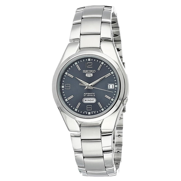 5-SNK621K1 Reloj Seiko Automatic 5 Hombre Acero Inoxidable Gris Oscuro - Reloj original en Guatemala