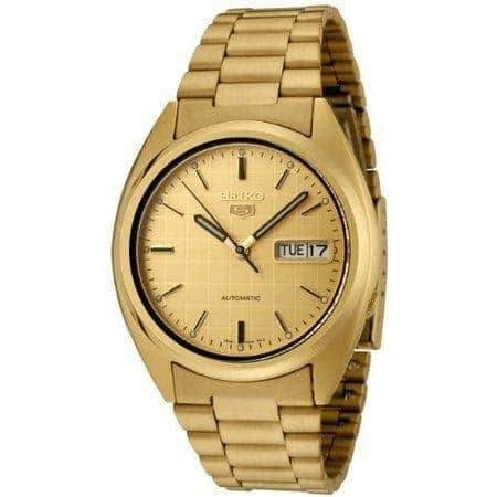 SNXL72K1-5 Reloj Seiko Automatic 5 Automático Hombre Acero Dorado