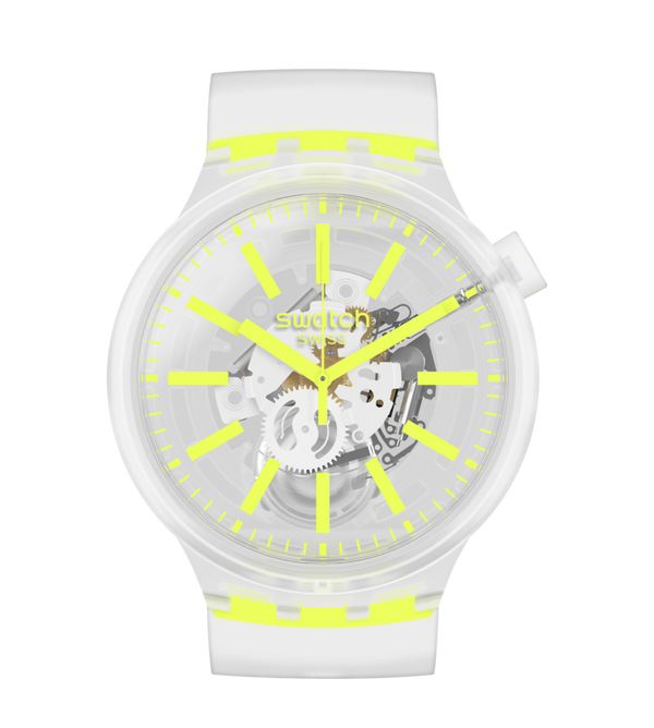 SO27E103 Reloj Swatch Yellowinjelly de caballero banda de caucho