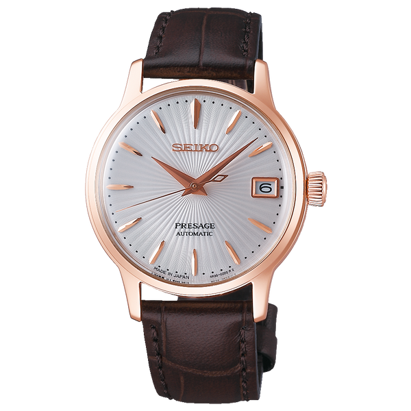 SRP852J1 Reloj Seiko Presage de dama pulsera de cuero