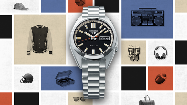SRPK89K1 Reloj Seiko 5 Sports 5 Hombre Acero Inoxidable Esfera Negra