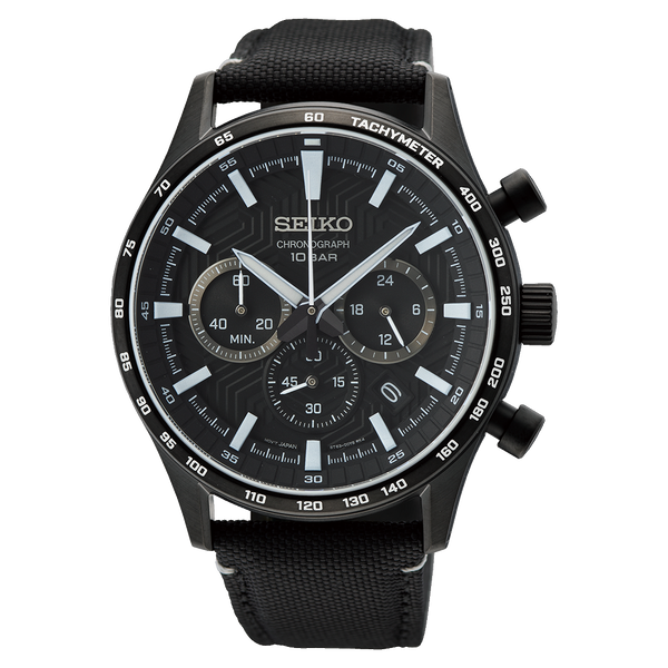 SSB417P1 Reloj Seiko Essentials Hombre Correa Nylon Negra