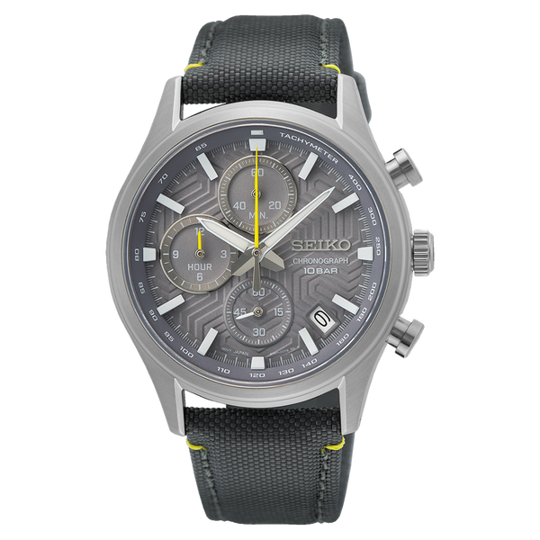 SSB423P1 Reloj Seiko Sports Hombre Correa de Tela Gris