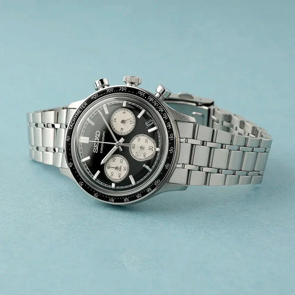 SSB479P1 Reloj Seiko Chronograph Hombre Acero Esfera Negra