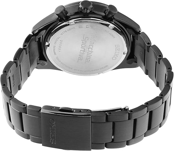SSC773P1 Reloj Seiko Solar Chronograph Hombre Acero Antracita Cronógrafo