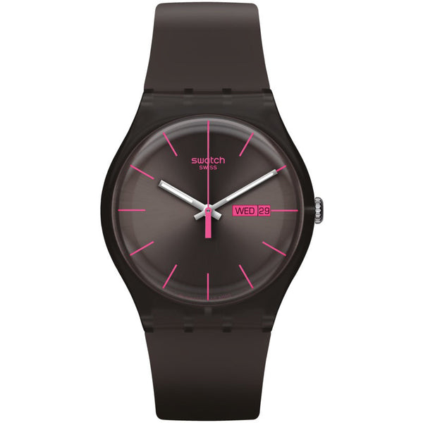 SUOC700 Reloj Swatch Brown Rebel Unisex Resina Marrón