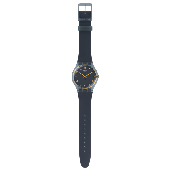 SUOM105 Reloj Swatch Nuit Bleue Hombre Correa Silicona