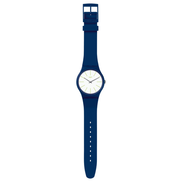 SUON127 Reloj Swatch Bluesounds Unisex Correa Caucho Azul