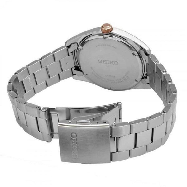 SUR344P1 Reloj Seiko Essentials Hombre Acero Bicolor Esfera Gris