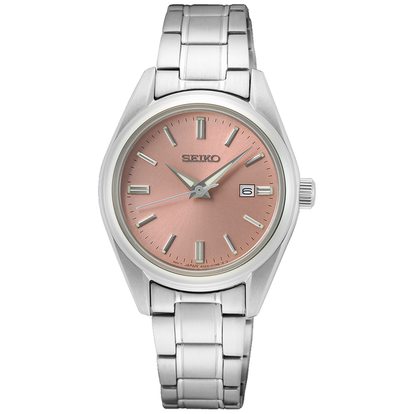 SUR529P1 Reloj Seiko Clásico Mujer Correa Acero Esfera Rosa