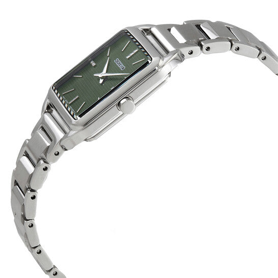 SWR075P1 Reloj Seiko Essentials Mujer Acero Inoxidable Esfera Verde