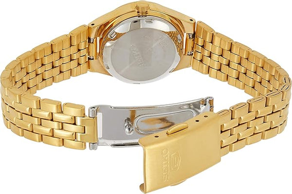 SYMA04 Reloj Seiko Automatic 5 Mujer Acero Dorado