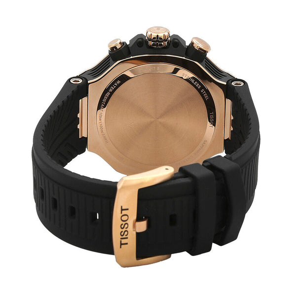 T141.417.37.051.00 Reloj Tissot T-Race de hombre correa de caucho - Resina Negro