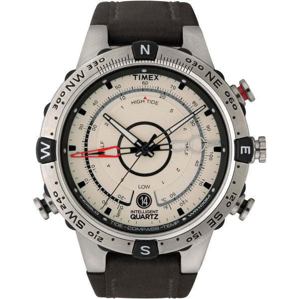 T2N721 Reloj Timex Intelligent de hombre correa de cuero - Cuero Marrón
