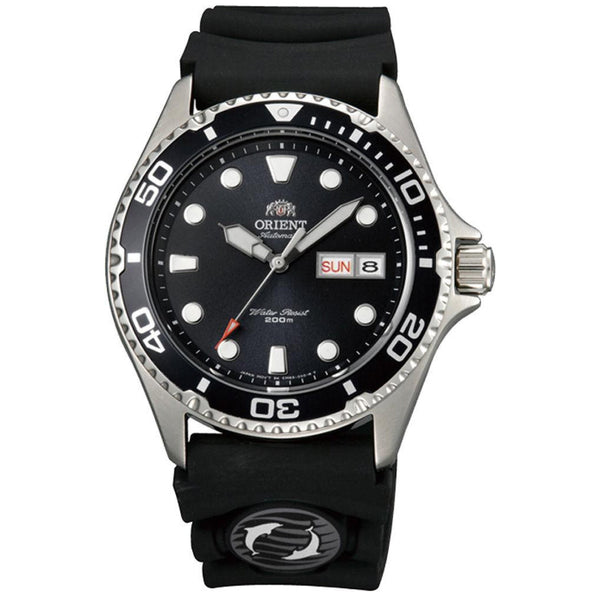 TAA02007B Reloj Orient Diver Automático Hombre Caucho Negro