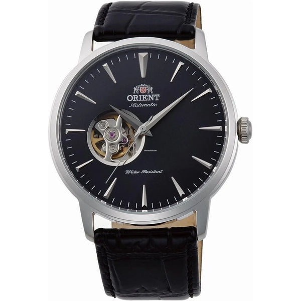 TAG02004B Reloj Orient Esteem Automático Open Heart Hombre Cuero