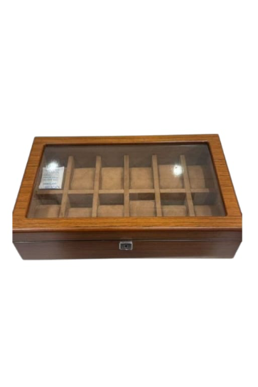 Reloj Caja Tancy TC-002 Almacenamiento 12 Compartimientos — original con garantía, La Relojería GT
