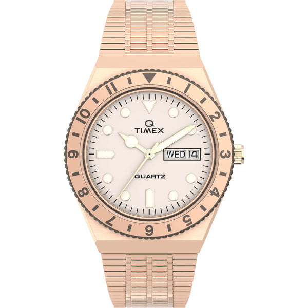 TW2U95700 Reloj Timex Q Timex Q Mujer Correa Acero Dorado Rosa